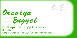 orsolya engyel business card